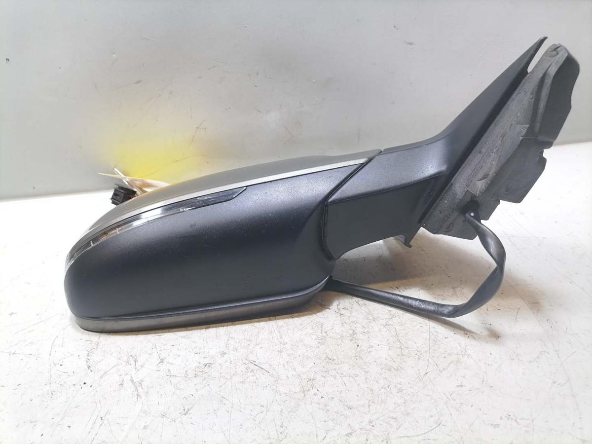 Audi A3 8P original Au&szlig;enspiegel rechts elektrisch LY1P Dakotagrau Metallic BJ12